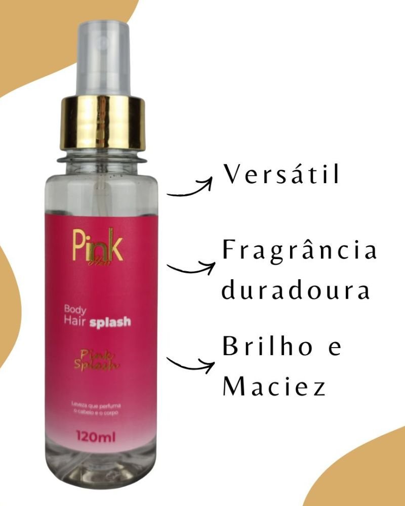 Body Hair Splash Pink Hair - 120ml
