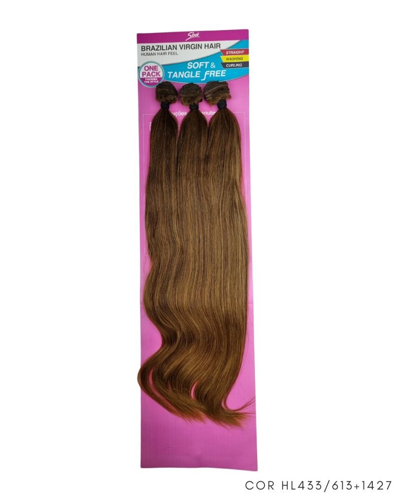 Cabelo Bio Fibra Alba Liso - Brazilian Virgin Hair Sleek