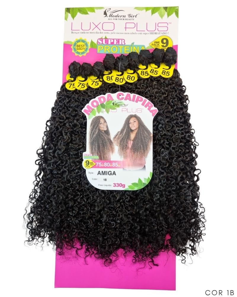 Cabelo Bio Fibra Amiga Cacheado