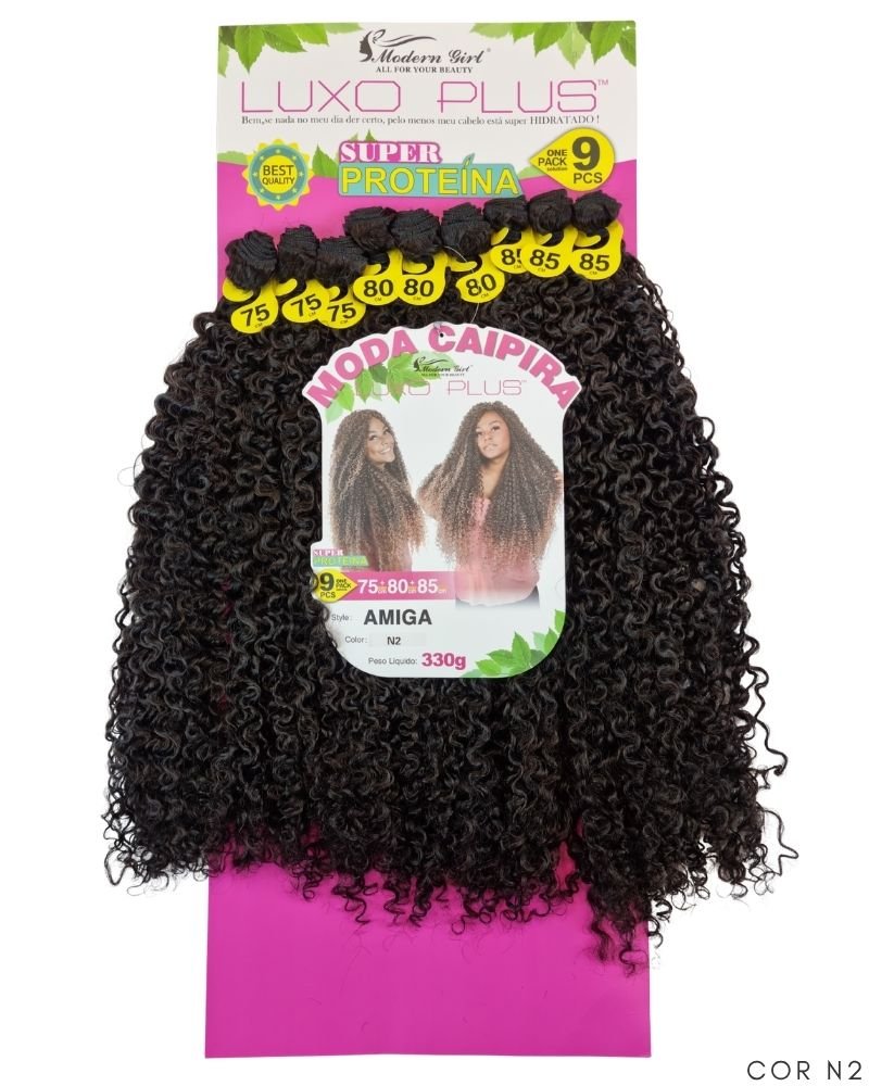 Cabelo Bio Fibra Amiga Cacheado