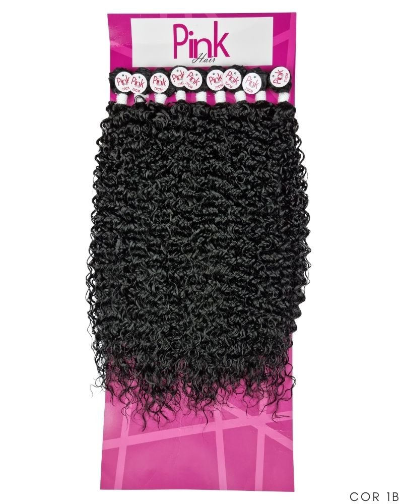Cabelo Bio Fibra Daiana Cacheado - Pink Hair