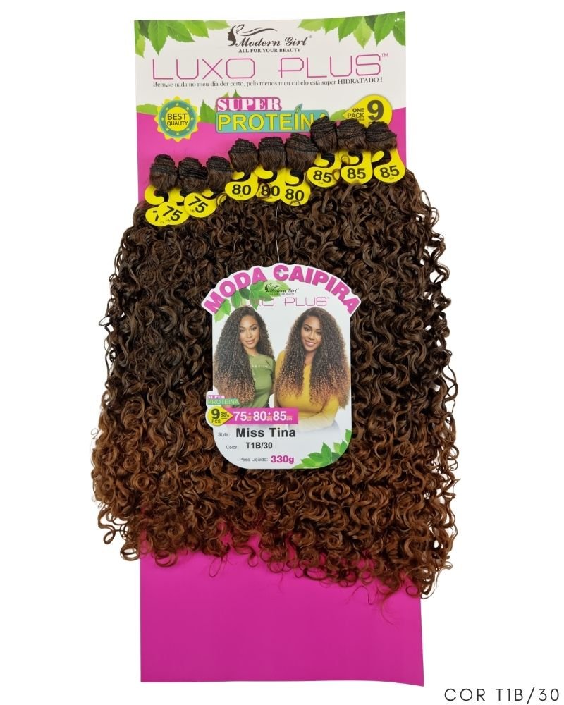 Cabelo Bio Fibra Miss Tina Cacheado