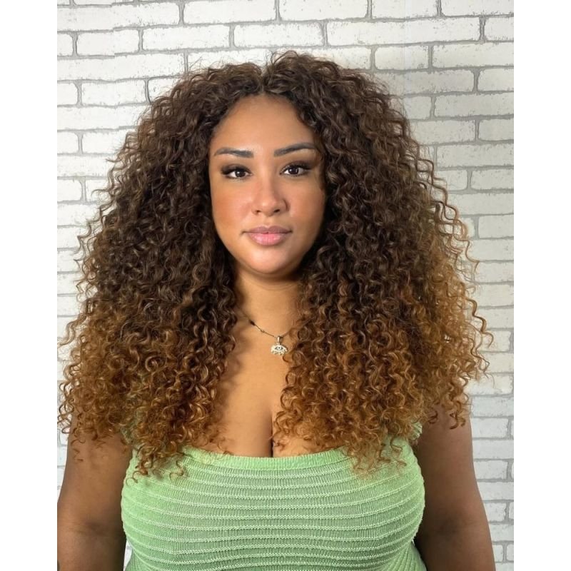 Cabelo Bio Fibra Rihana Cacheado - Pink Hair