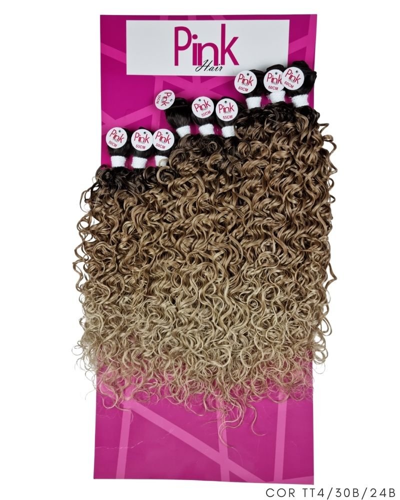 Cabelo Bio Fibra Tyla Cacheado - Pink Hair