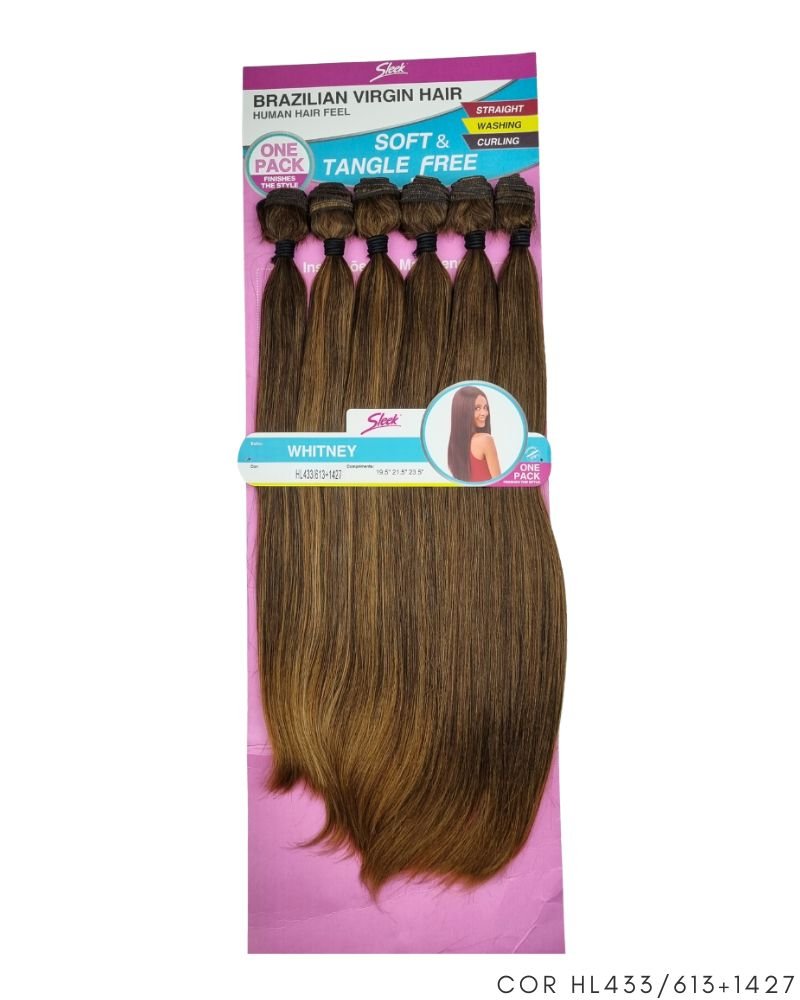 Cabelo Bio Fibra Whitney Liso - Brazilian Virgin Hair Sleek