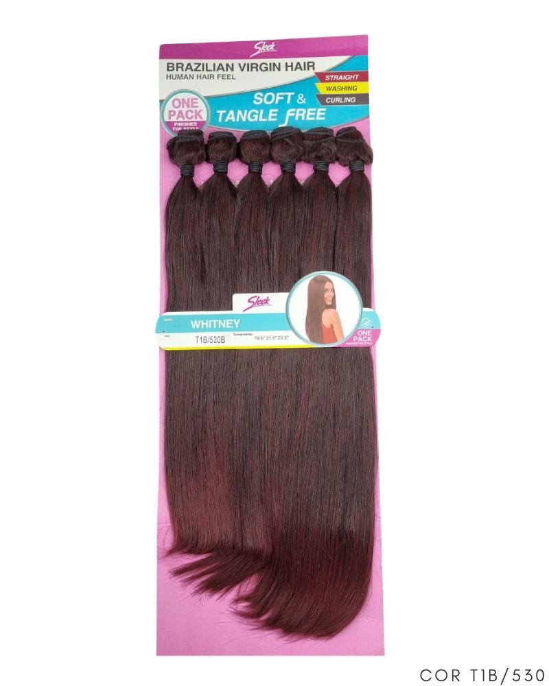 Cabelo Bio Fibra Whitney Liso - Brazilian Virgin Hair Sleek