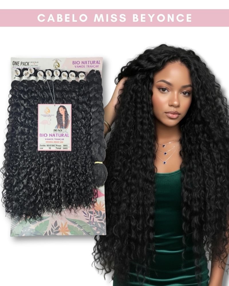 Cabelo Bio Natural Miss Beyonce Cacheado - Freedom Love
