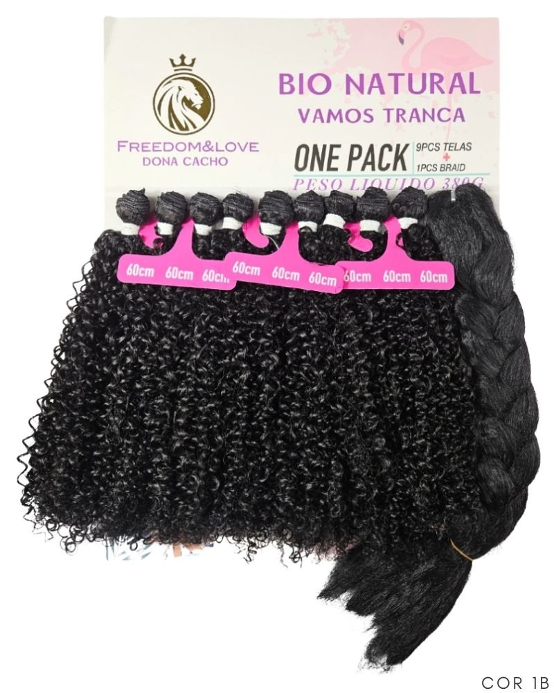 Cabelo Bio Natural Miss Rihana Cacheado - Freedom Love