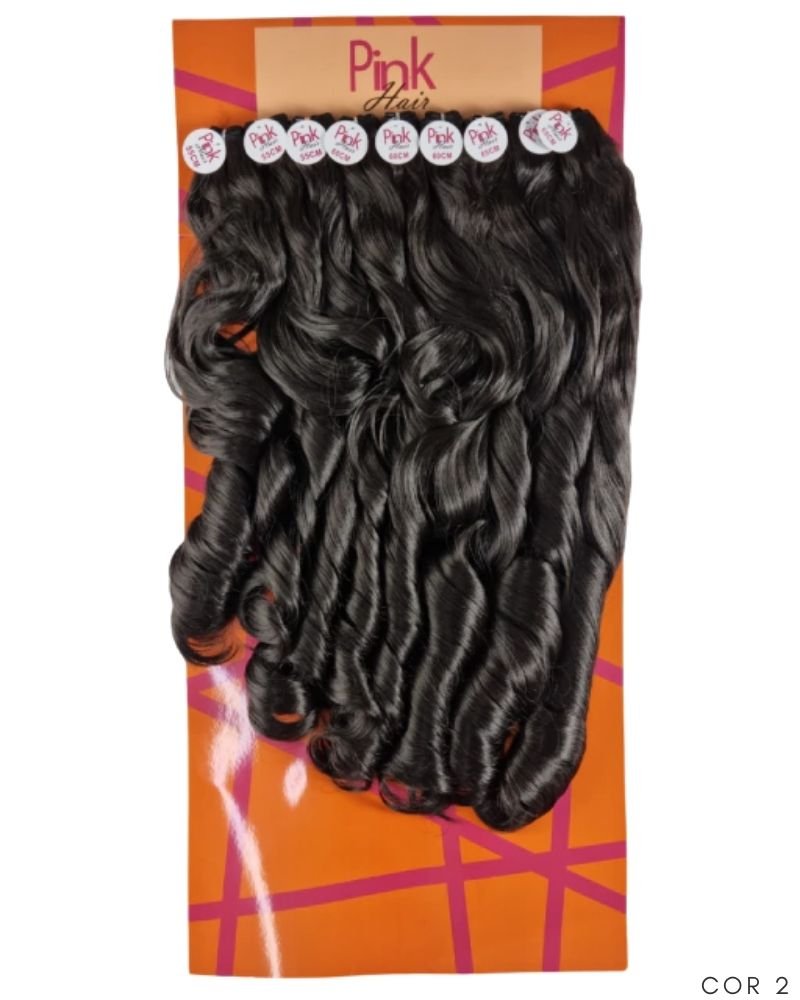 Cabelo Bio Premium Bruna Ondulado - Pink Hair