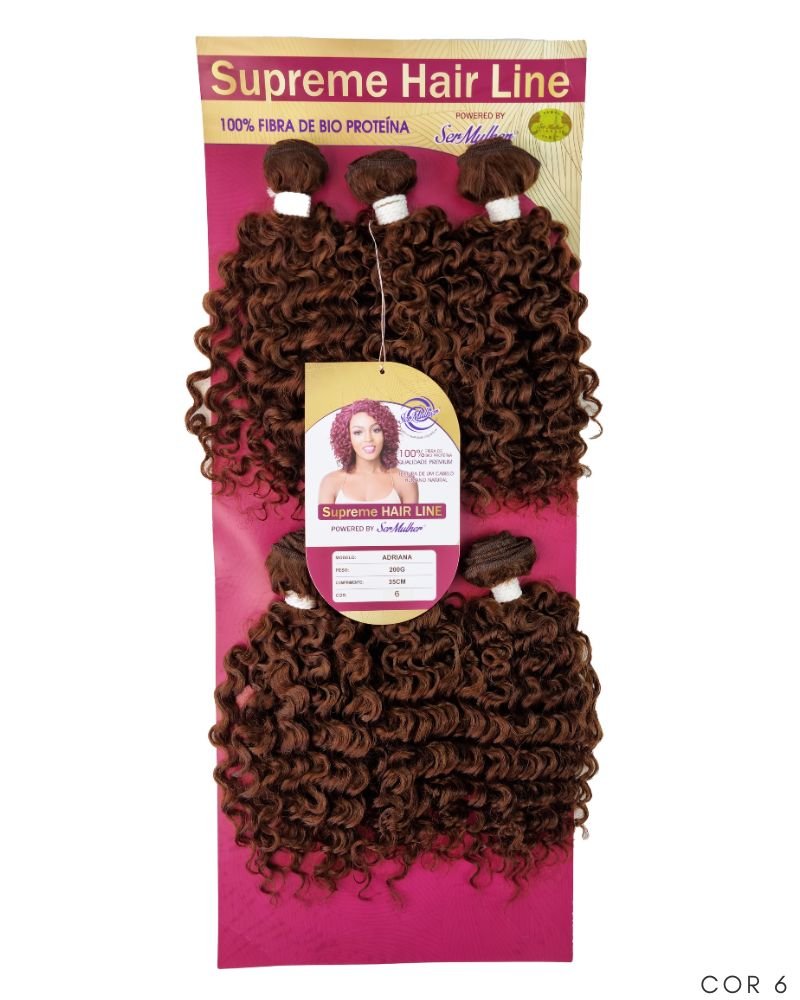 Cabelo Bio Proteína Adriana Cacheado - Supreme Hair Ser Mulher