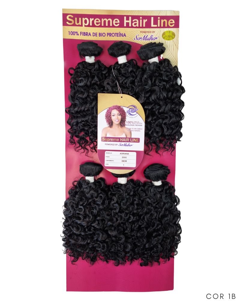 Cabelo Bio Proteína Adriana Cacheado - Supreme Hair Ser Mulher