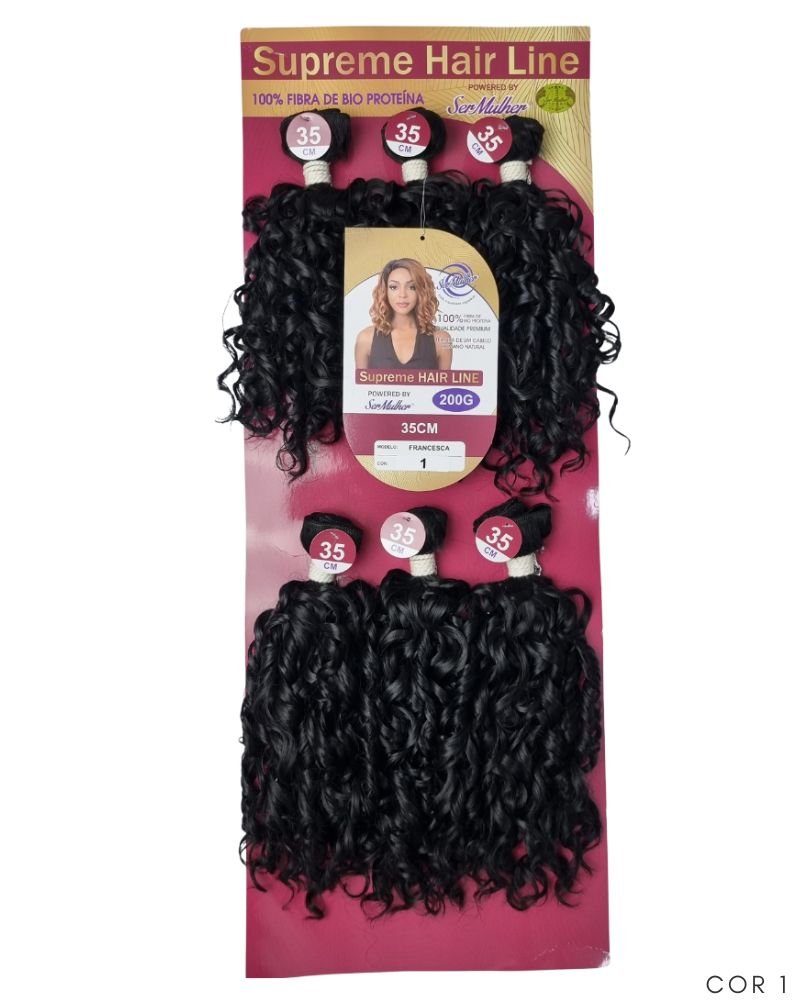 Cabelo Bio Proteína Francesca Cacheado - Supreme Hair Ser Mulher