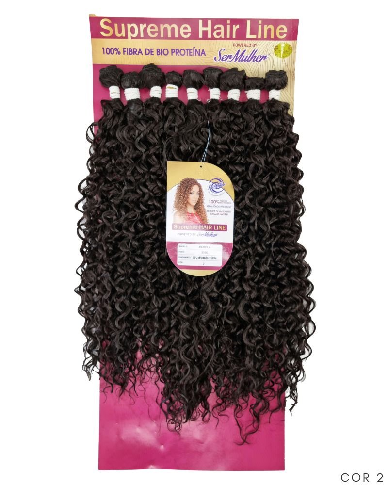Cabelo Bio Proteína Pamela Cacheado - Supreme Hair Ser Mulher