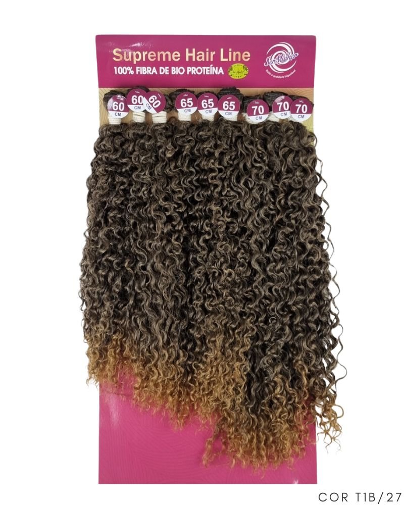 Cabelo Bio Proteína Simone Cacheado - Supreme Hair Ser Mulher
