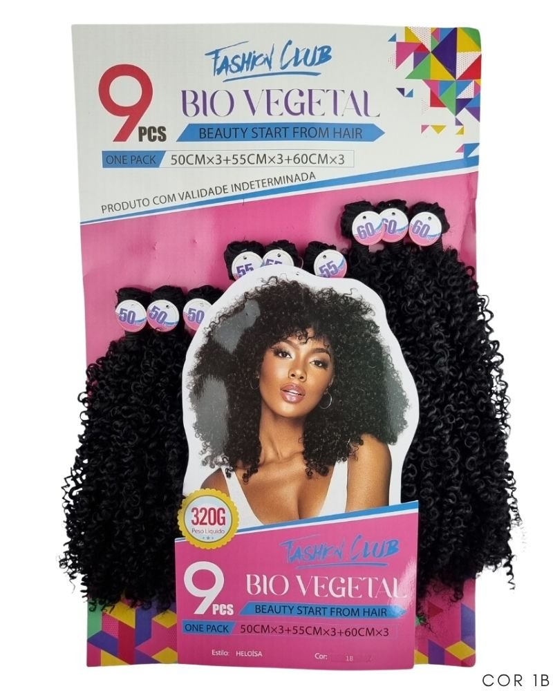 Cabelo Bio Vegetal Heloisa Cacheado - Fashion Club