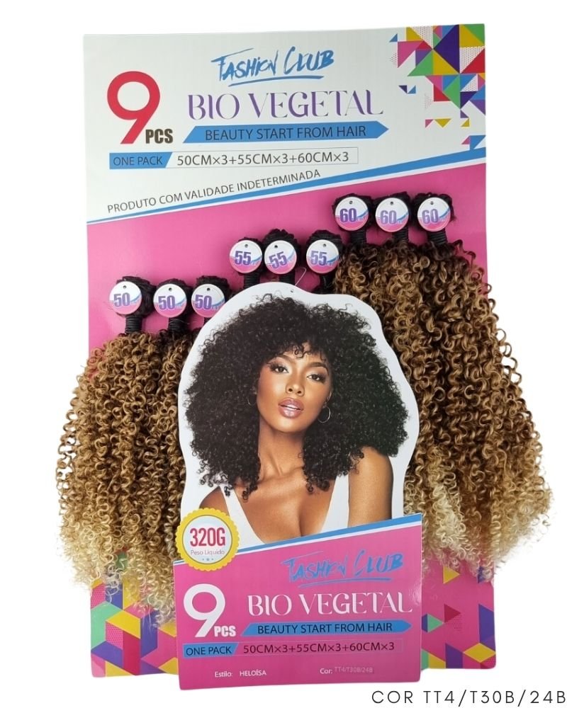Cabelo Bio Vegetal Heloisa Cacheado - Fashion Club