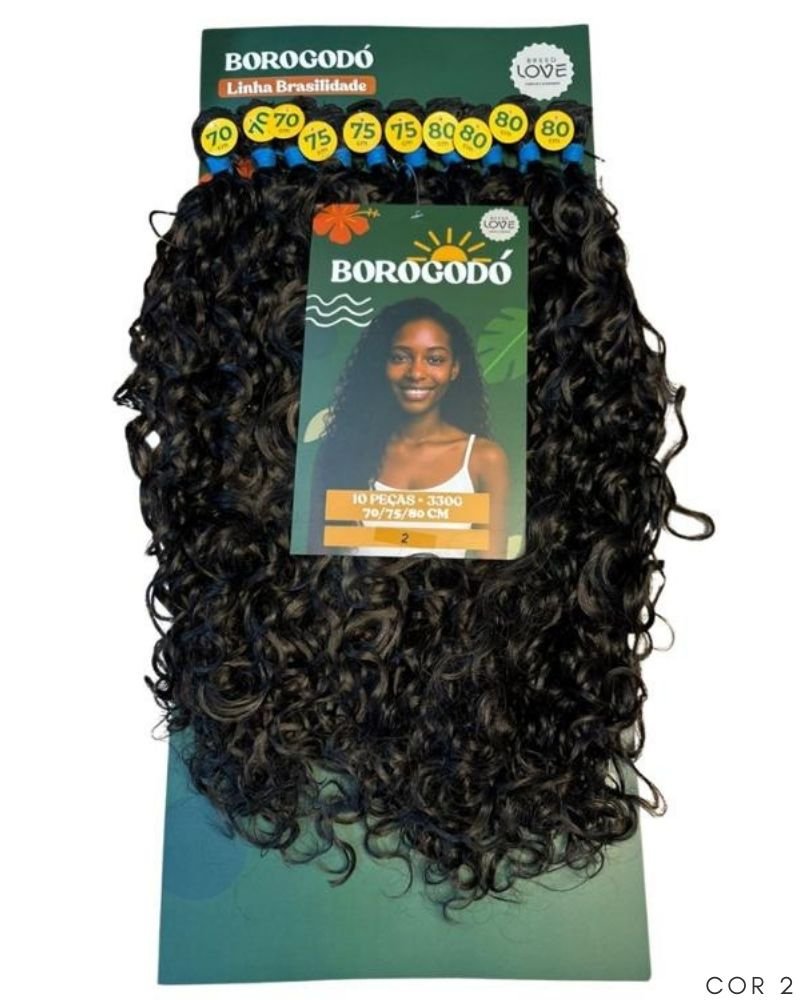 Cabelo Borogodó Fibra Brasileira Bio Fibra Cacheado