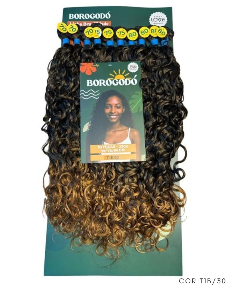 Cabelo Borogodó Fibra Brasileira Bio Fibra Cacheado