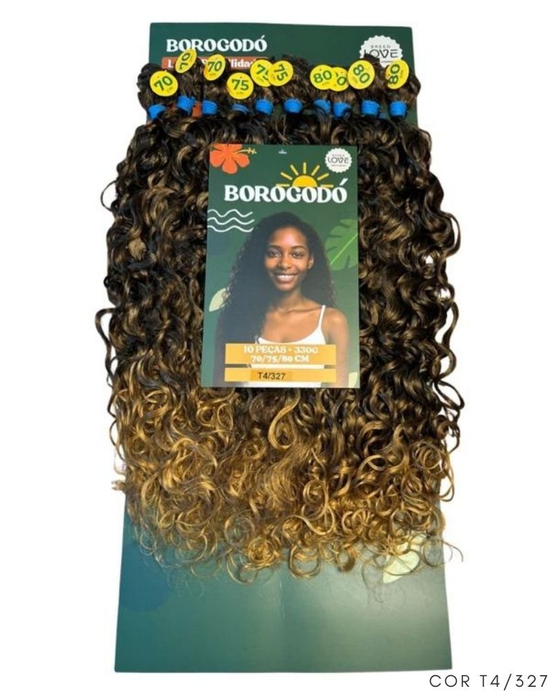 Cabelo Borogodó Fibra Brasileira Bio Fibra Cacheado