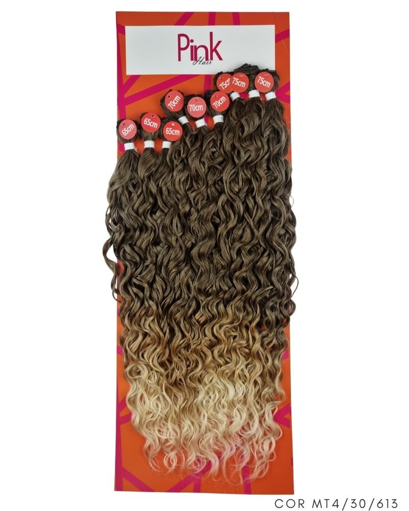 Cabelo Cacheado Adriana Bio Fibra Premium - Pink Hair
