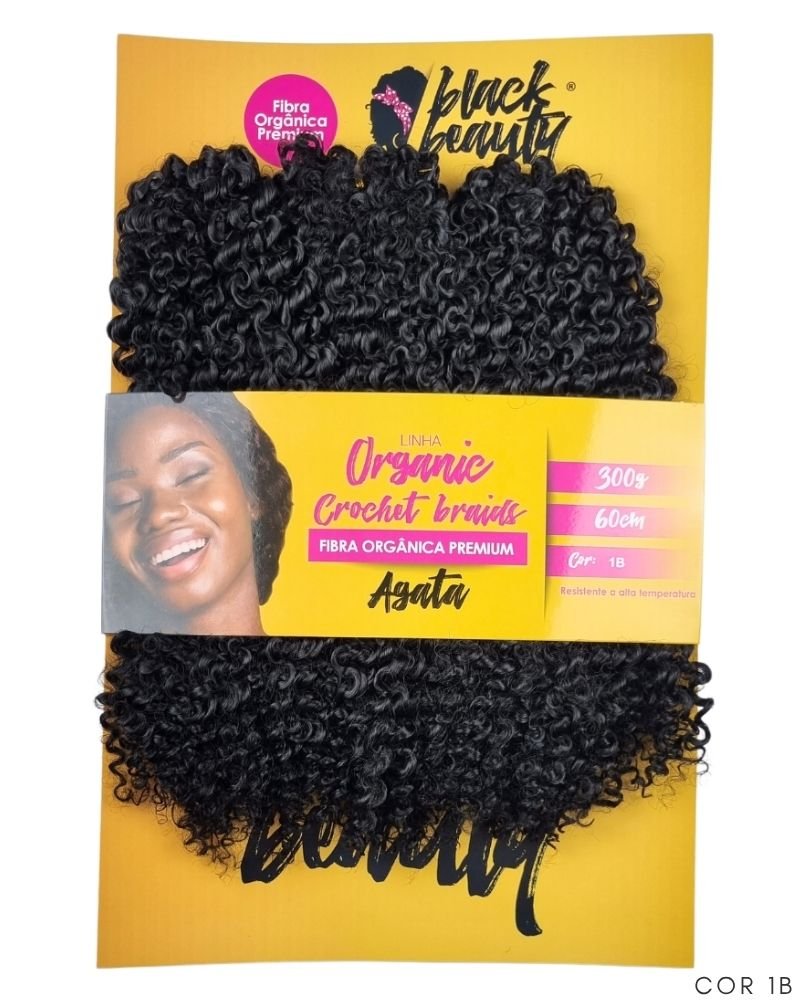 Cabelo Cacheado Agata Orgânico - Black Beauty