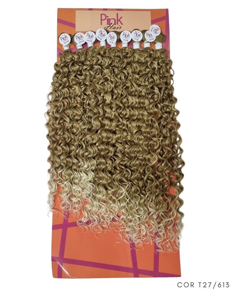 Cabelo Cacheado Carla Bio Fibra Premium - Pink Hair