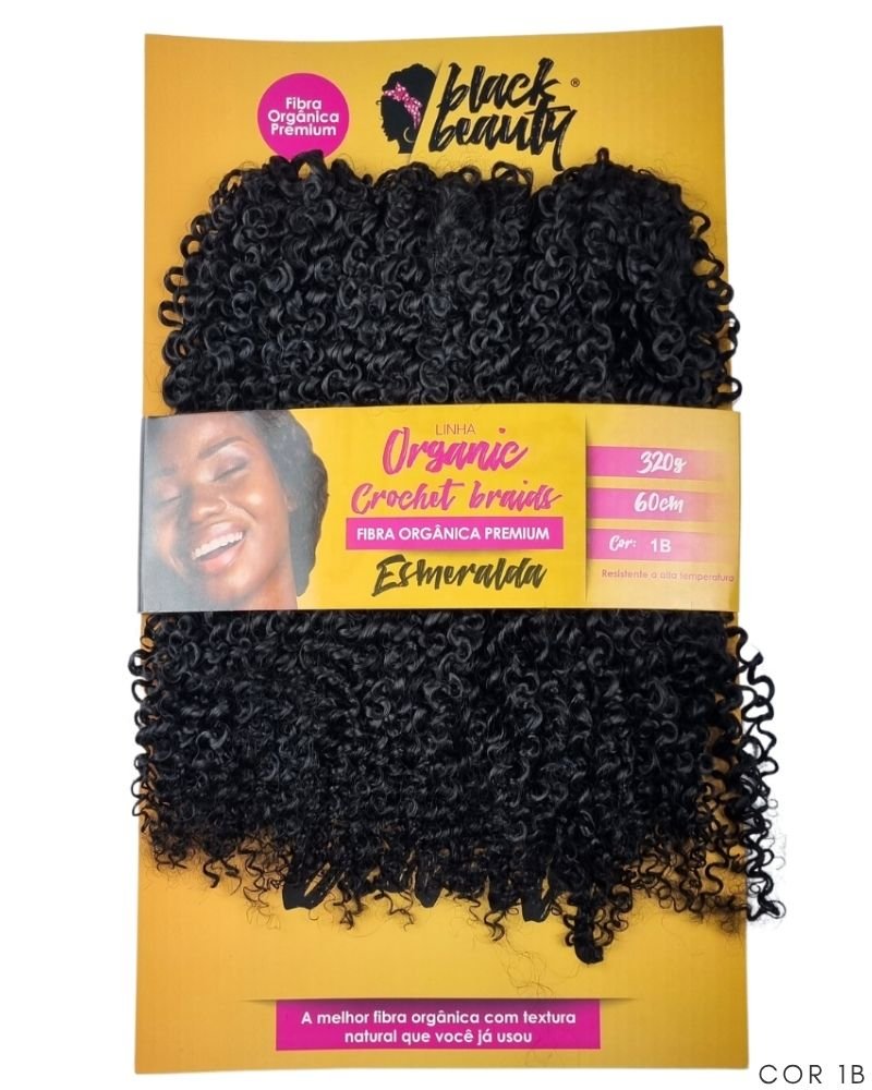 Cabelo Cacheado Esmeralda Orgânico - Black Beauty
