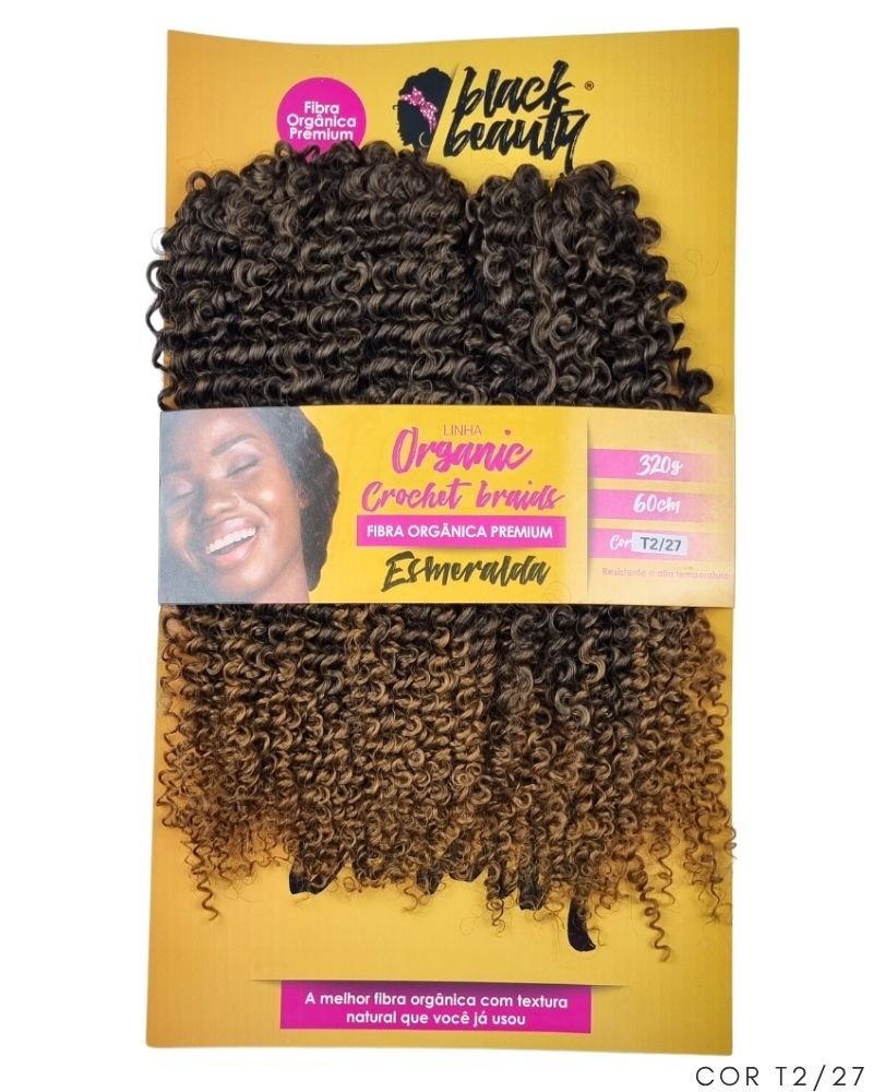 Cabelo Cacheado Esmeralda Orgânico - Black Beauty