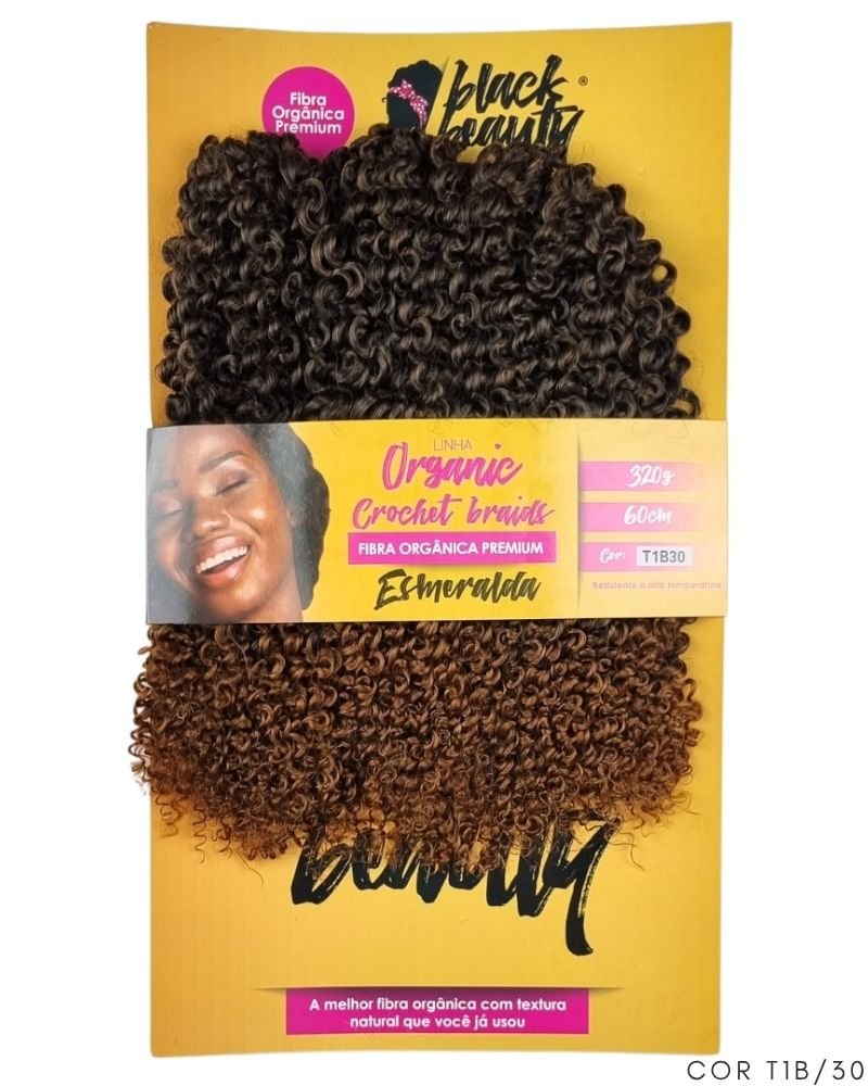 Cabelo Cacheado Esmeralda Orgânico - Black Beauty