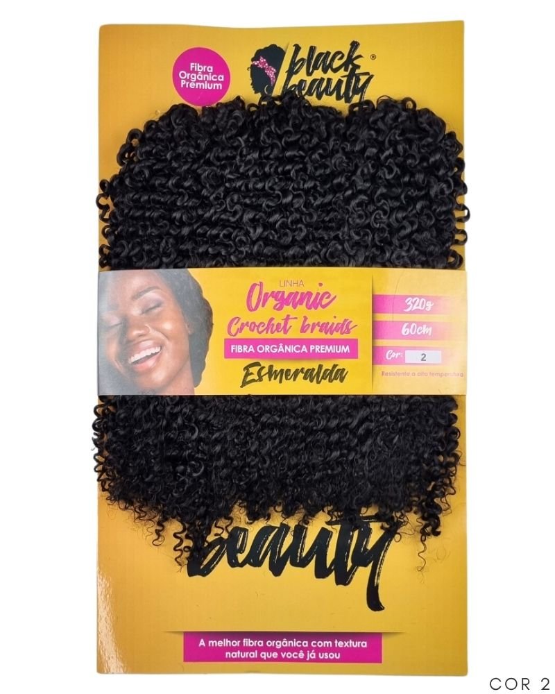 Cabelo Cacheado Esmeralda Orgânico - Black Beauty