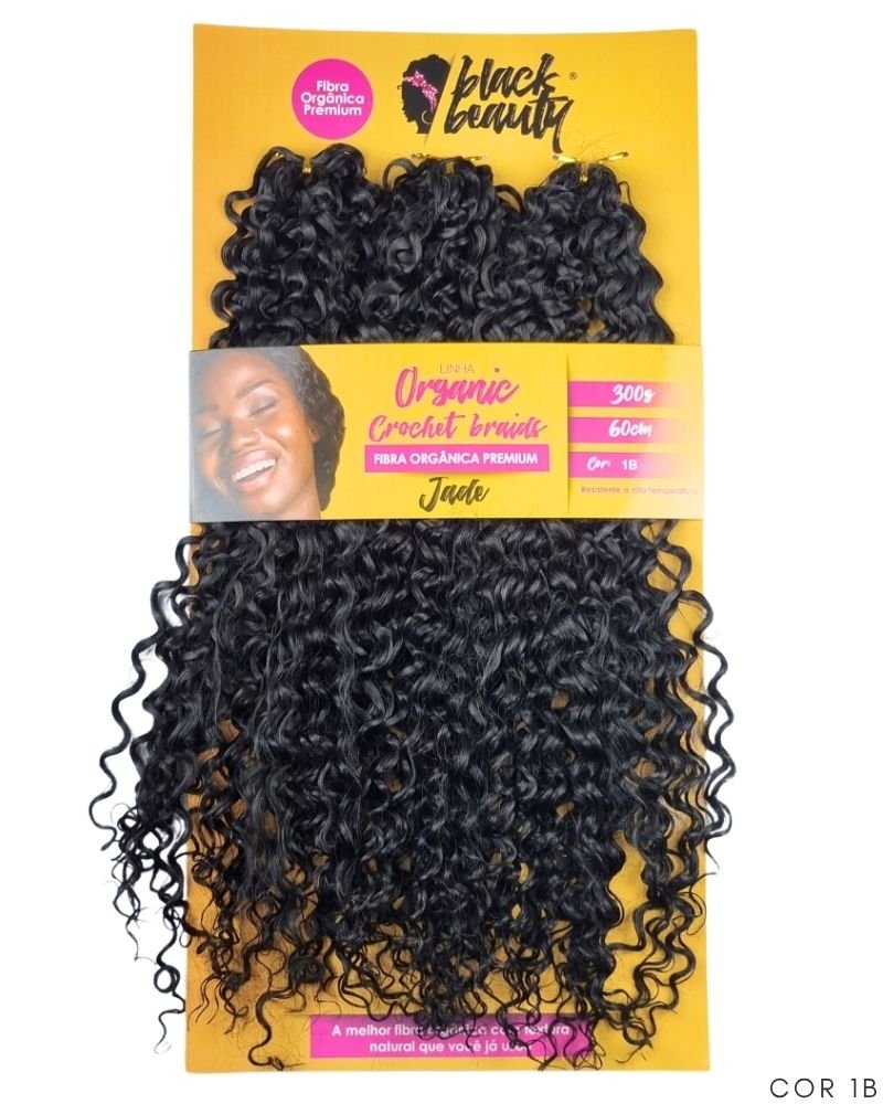 Cabelo Cacheado Jade Orgânico - Black Beauty
