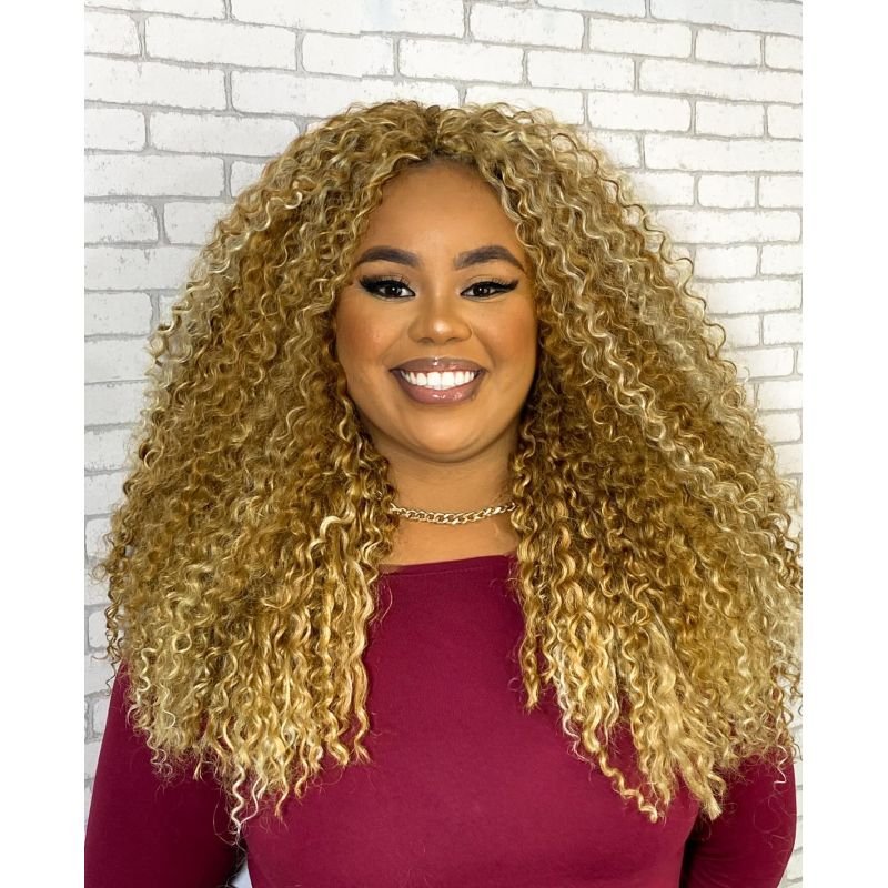 Cabelo Cacheado Larissa Bio Fibra Premium - Pink Hair