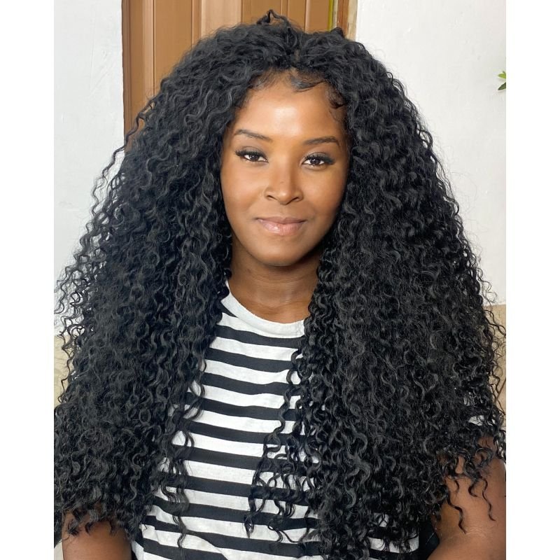 Cabelo Cacheado Larissa Bio Fibra Premium - Pink Hair