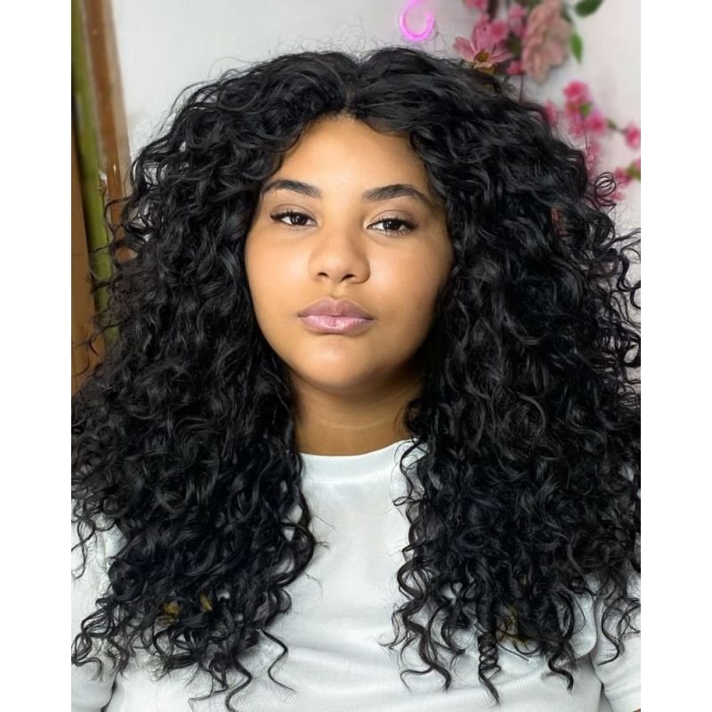 Cabelo Cacheado Maria Bio Fibra Premium - Pink Hair