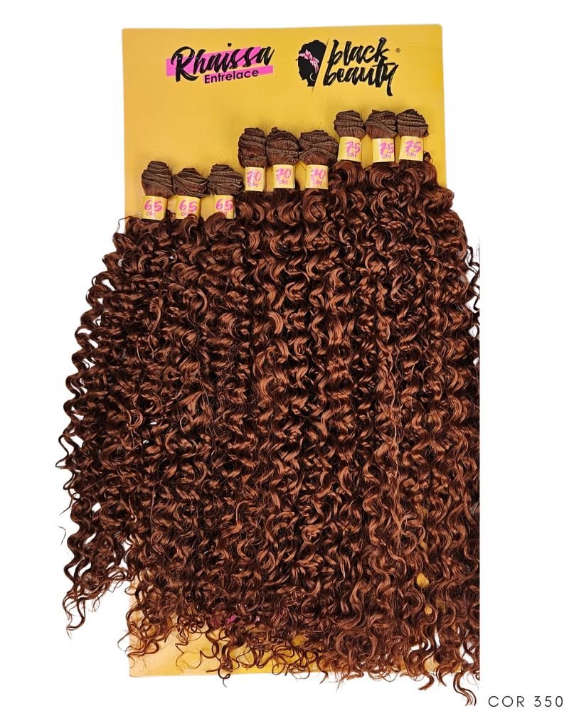 Cabelo Cacheado Rhaissa Orgânico - Black Beauty