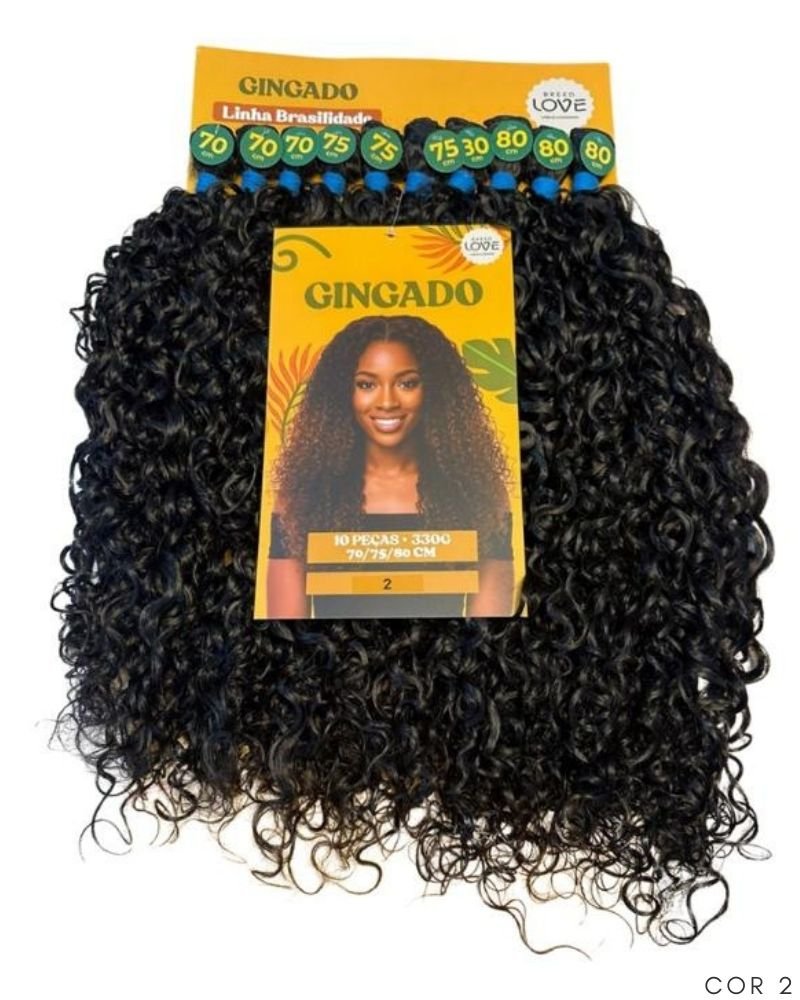 Cabelo Gingado Fibra Brasileira Bio Fibra Cacheado