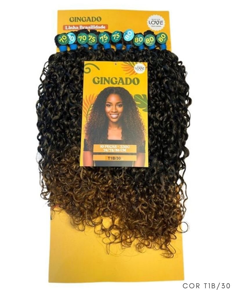 Cabelo Gingado Fibra Brasileira Bio Fibra Cacheado