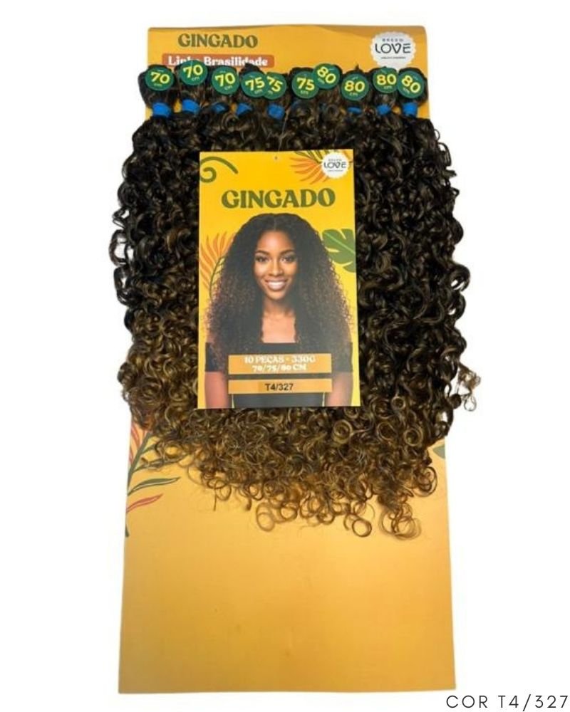 Cabelo Gingado Fibra Brasileira Bio Fibra Cacheado