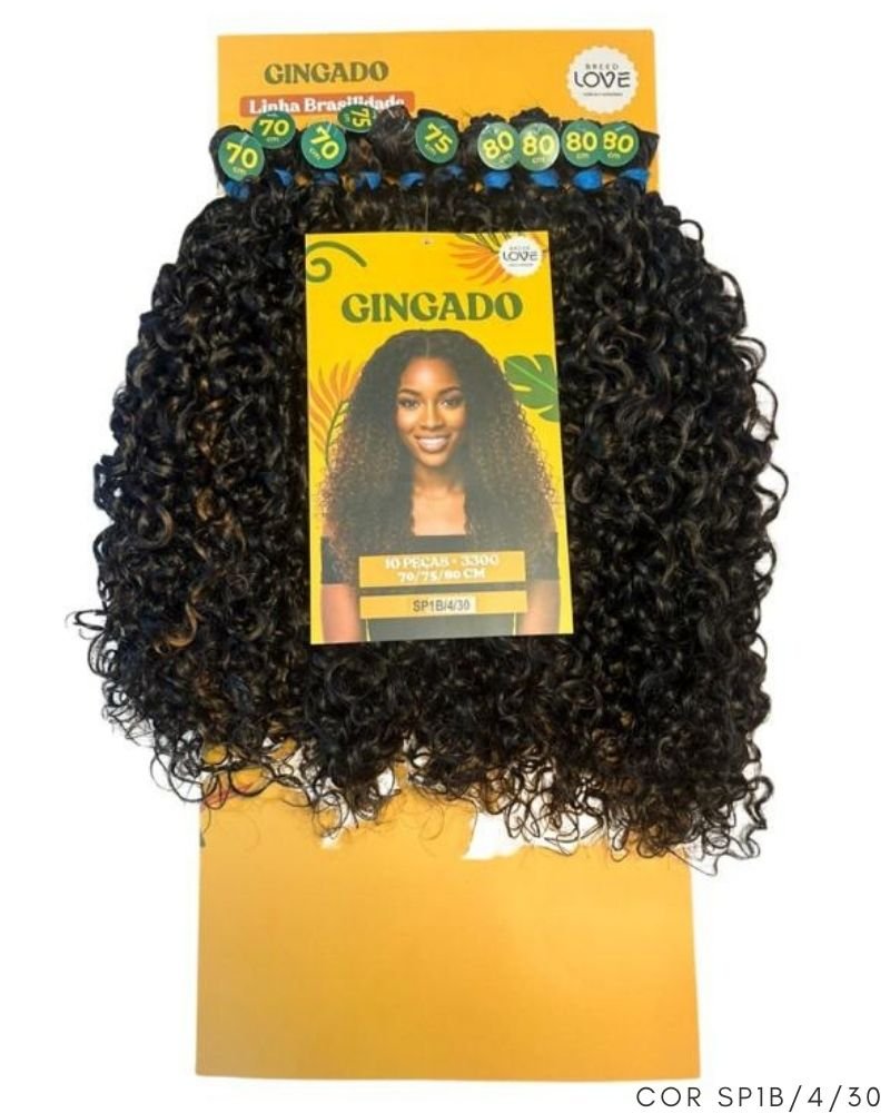 Cabelo Gingado Fibra Brasileira Bio Fibra Cacheado