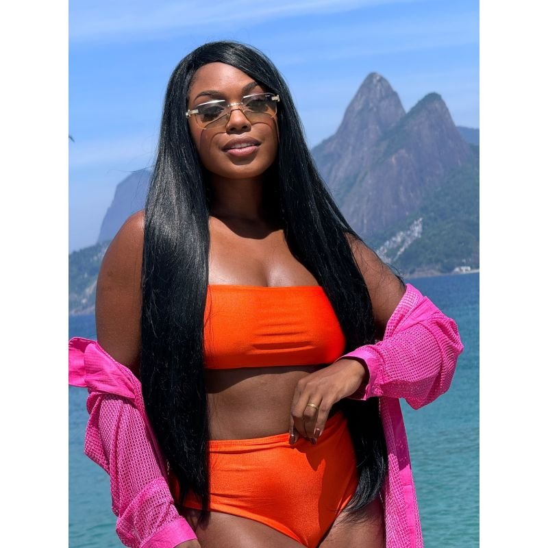 Cabelo Liso Anita Bio Fibra Premium - Pink Hair