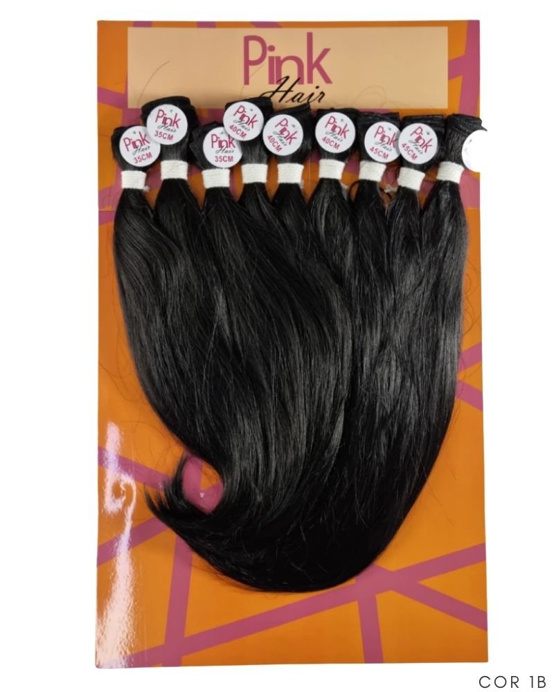 Cabelo Liso Dani Plus Bio Fibra Premium - Pink Hair