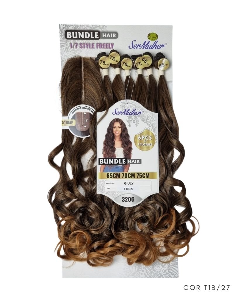 Cabelo Ondulado Giuly com Closure - Ser Mulher