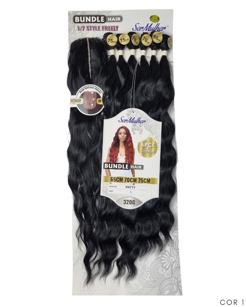 Cabelo Ondulado Patty com Closure - Ser Mulher