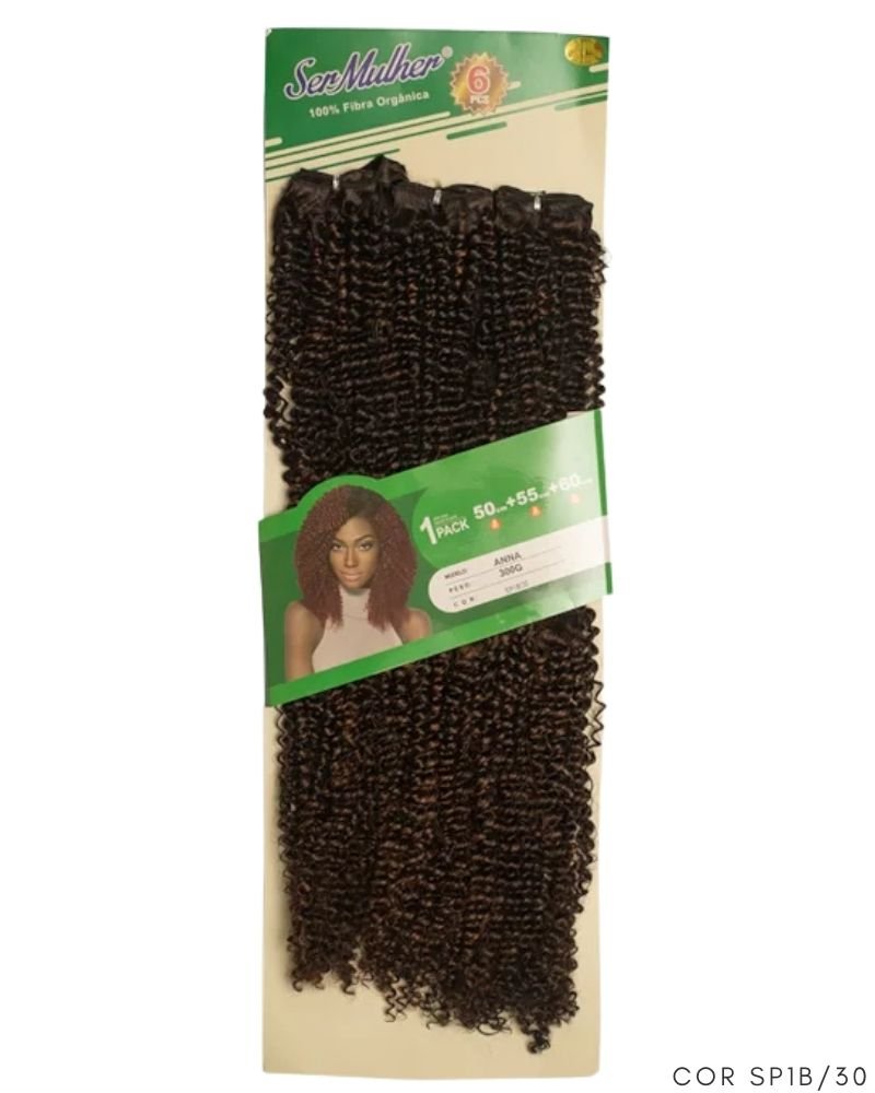 Cabelo Orgânico Anna Cacheado- Ser Mulher Cor SP1B/30