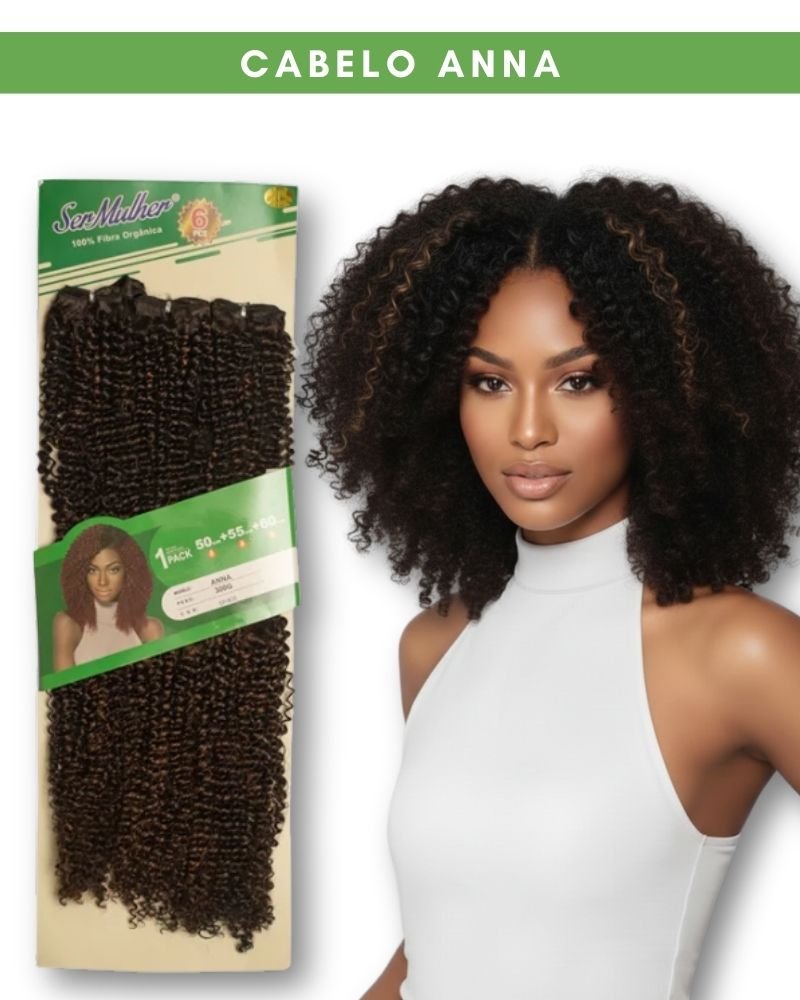 Cabelo Orgânico Anna Cacheado- Ser Mulher Cor SP1B/30