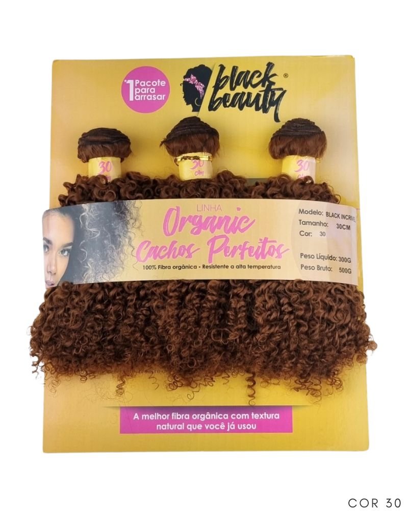 Cabelo Orgânico Black Incrível - Black Beauty