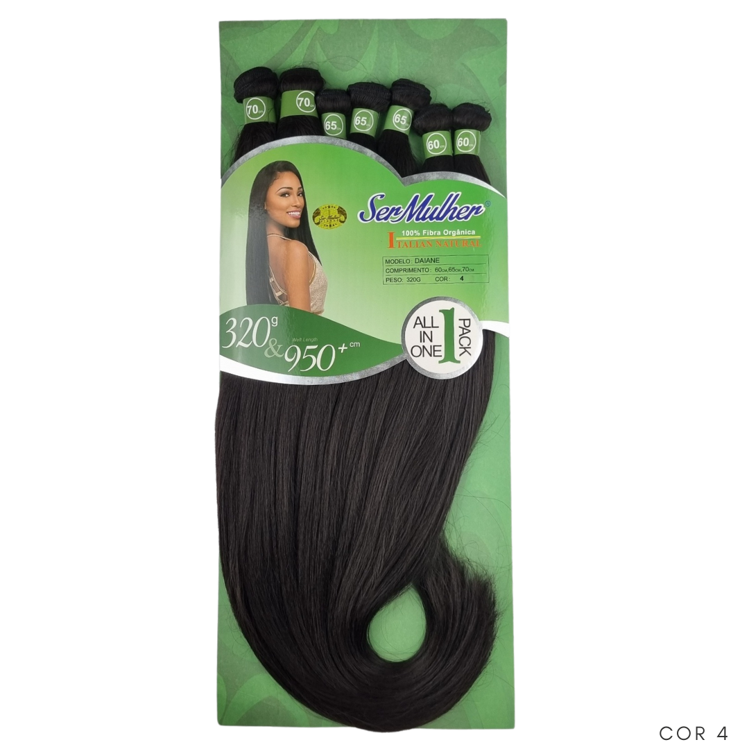 Cabelo Orgânico Daiane Liso - Ser Mulher
