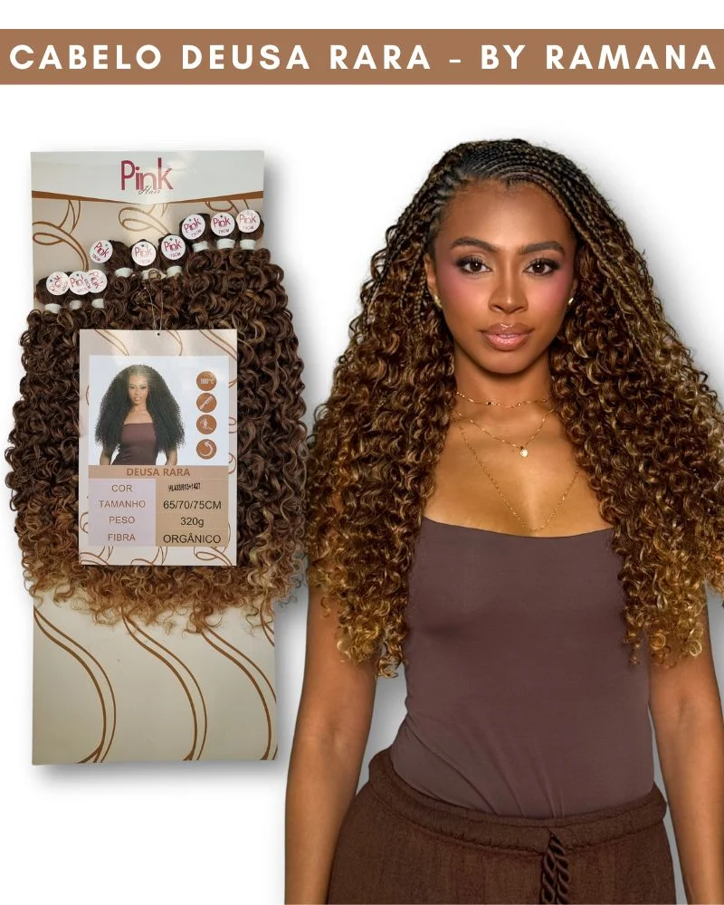 Cabelo Orgânico Deusa Rara - Pink Hair by Ramana Borba