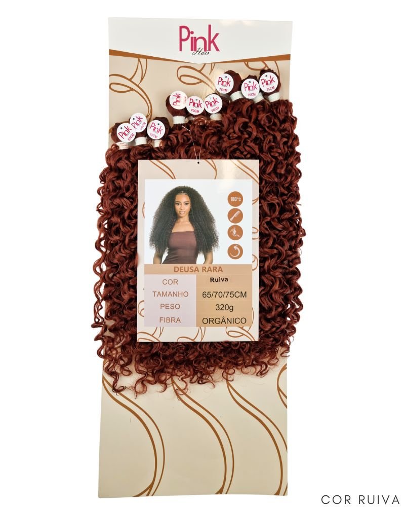 Cabelo Orgânico Deusa Rara - Pink Hair by Ramana Borba