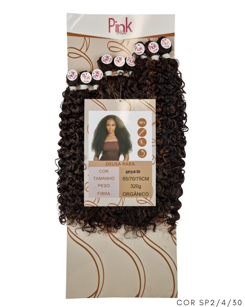 Cabelo Orgânico Deusa Rara - Pink Hair by Ramana Borba